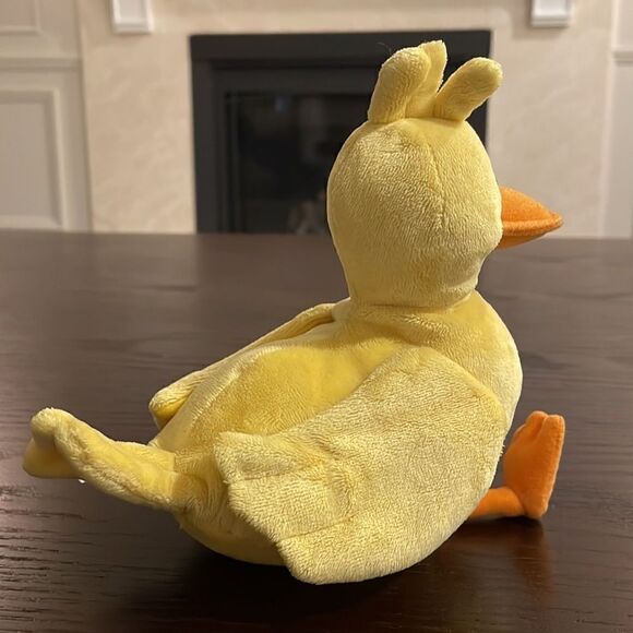 Gund 4034198 Sitting Yellow & Orange Duck 6" Easter Stuff Animal Plush Excellent - Picture 4 of 8